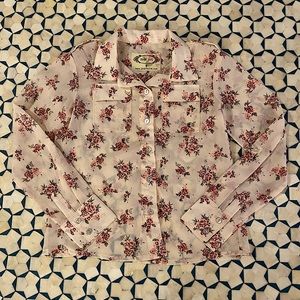 Joyfolie Floral Blouse Girls size 5